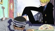 Unwelcome Customer! Sanji’s Food and Ghin’s Debt!