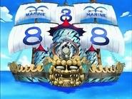 Luffy, Completely Surrounded! Commodore Nelson’s Secret Strategy!